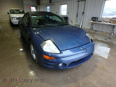 2003 Mitsubishi ECLIPSE Eclipse SP, синий — VIN 4A3AE75H13E041075, Copart