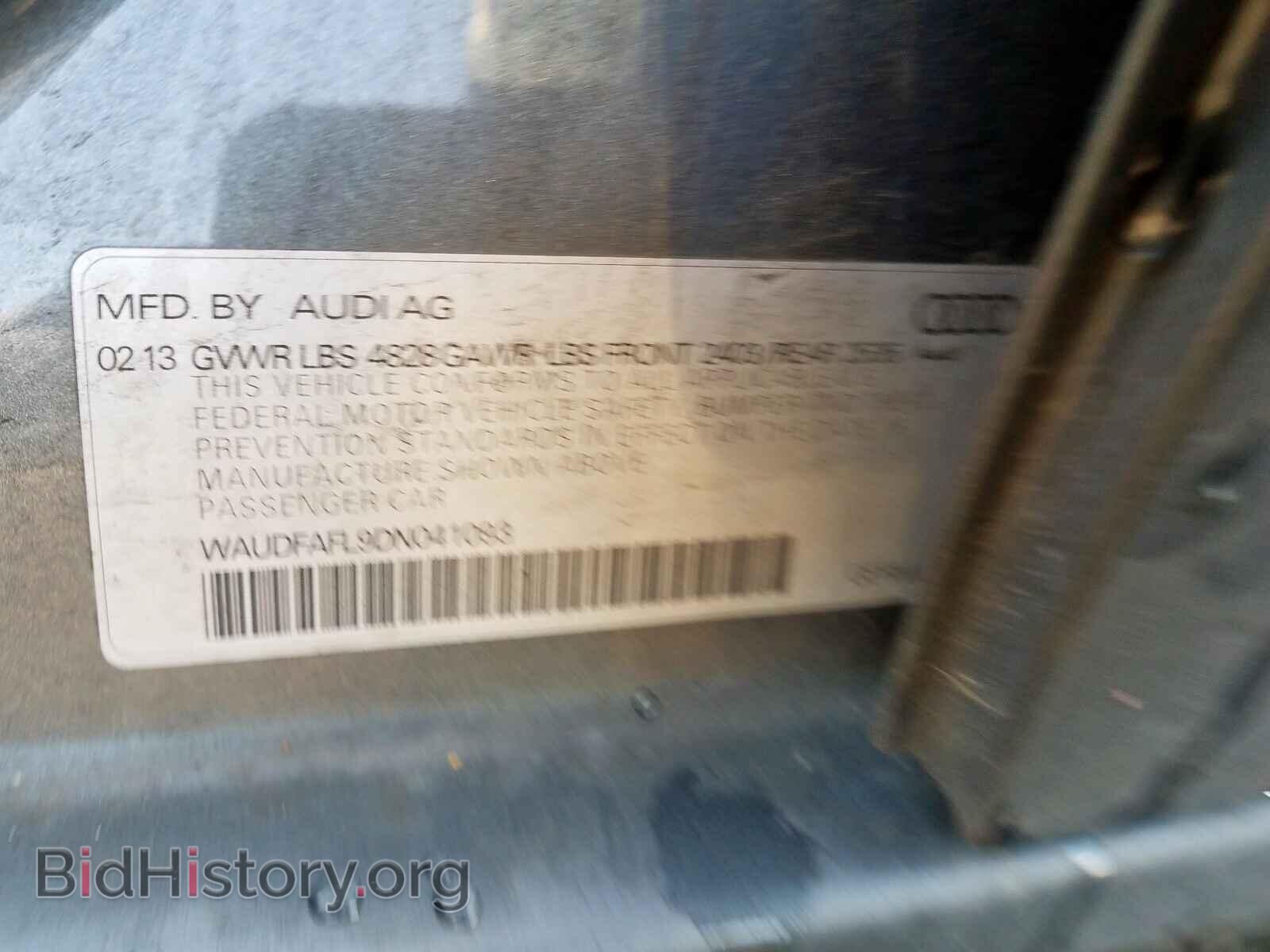 2013 AUDI A4 - VIN: WAUDFAFL9DN041093 - Photo 10