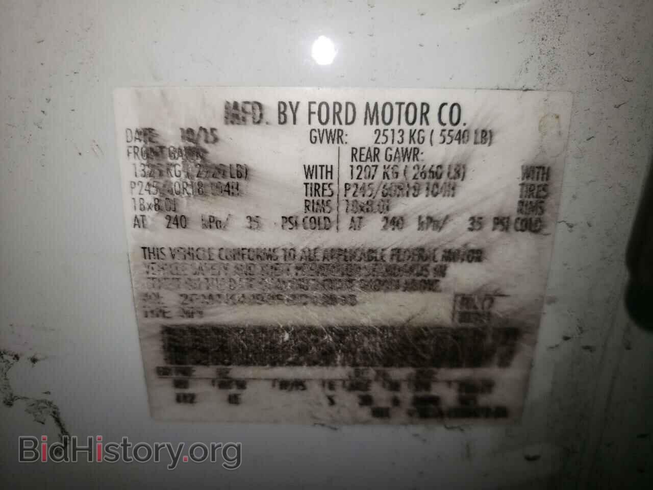 2015 FORD EDGE - VIN: 2FMTK4J90FBC12816 - Photo 10