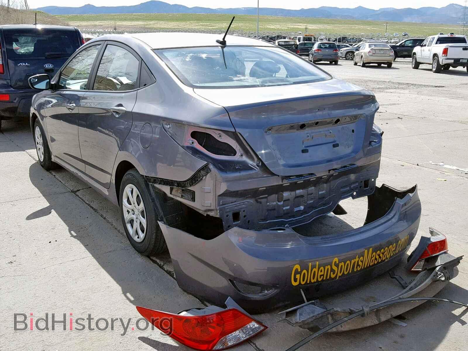 2014 HYUNDAI ACCENT - VIN: KMHCT4AE0EU711490 - Фото 3