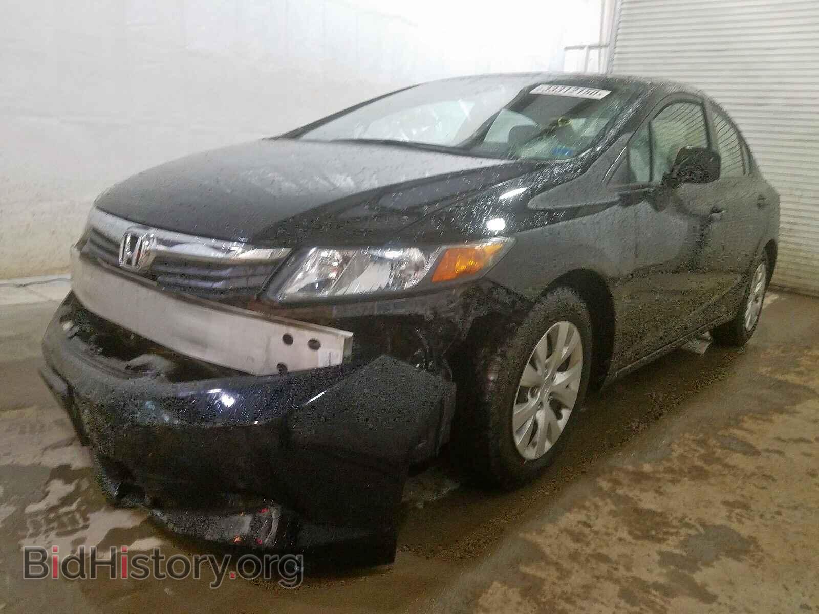 2012 HONDA CIVIC - VIN: 2HGFB2F5XCH564341 - Фото 2