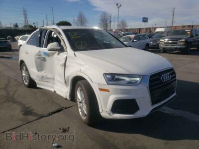 2016 Audi Q3 Q3 Premium, белый — VIN WA1BFCFS6GR024076, Copart