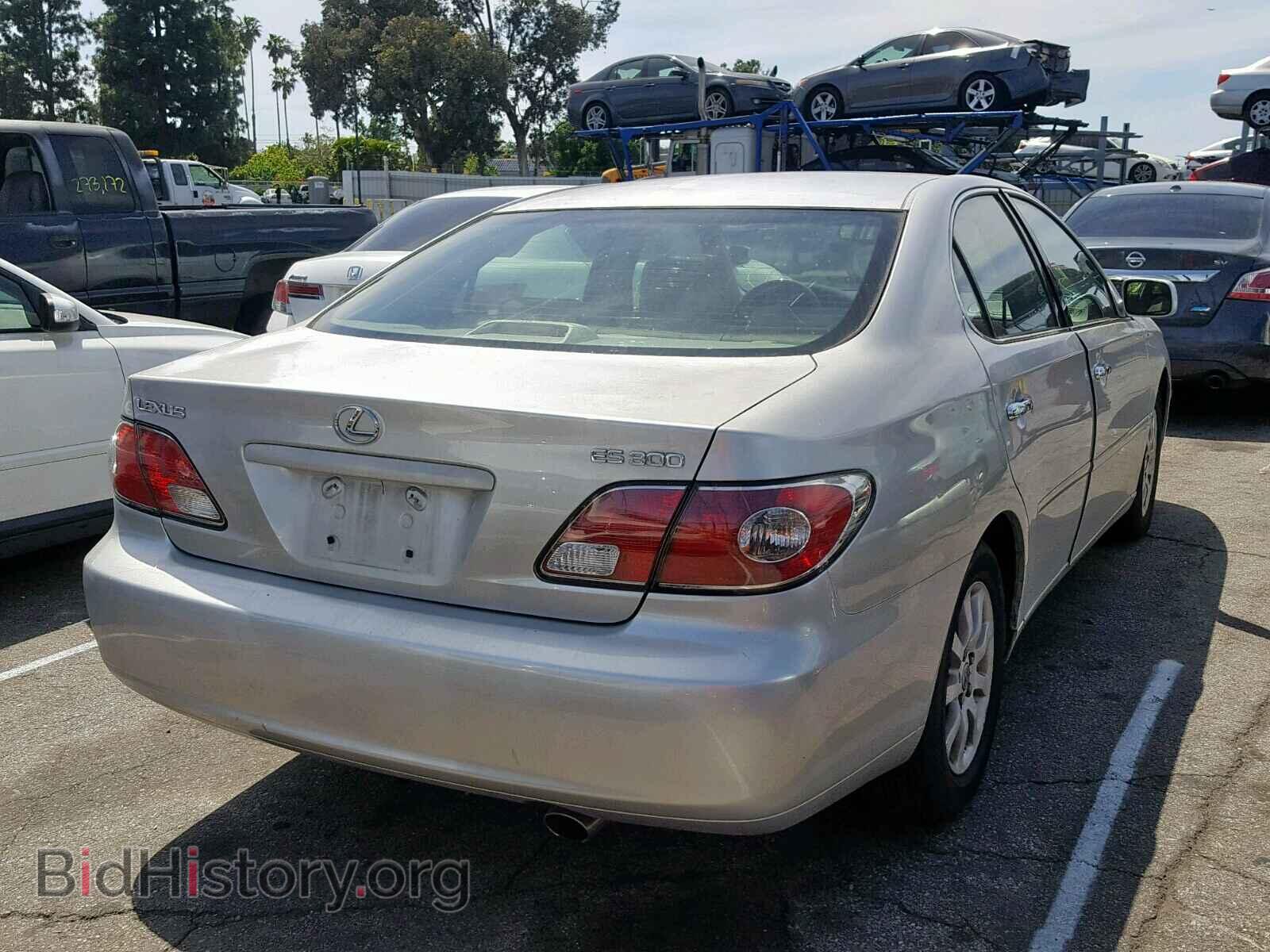 2003 LEXUS ES300 - VIN: JTHBF30G030138825 - Фото 4
