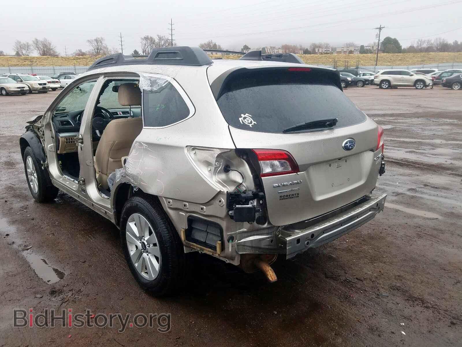 2016 SUBARU OUTBACK - VIN: 4S4BSAHC3G3248626 - Photo 3
