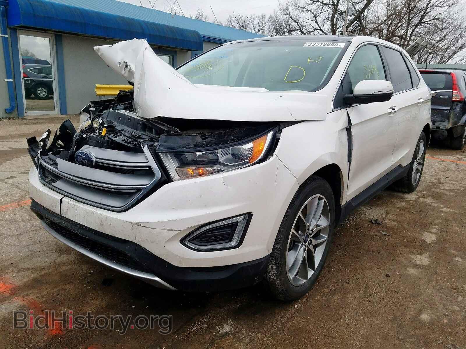 2016 FORD EDGE - VIN: 2FMPK4K88GBB04324 - Фото 2