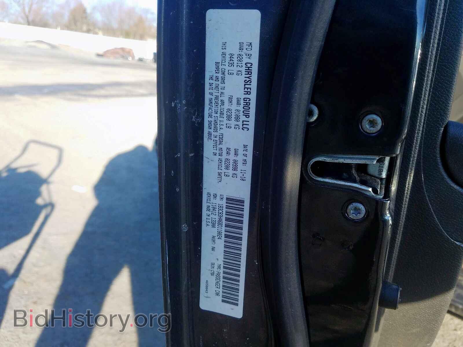 2011 DODGE CALIBER - VIN: 1B3CB3HA6BD118024 - Фото 10