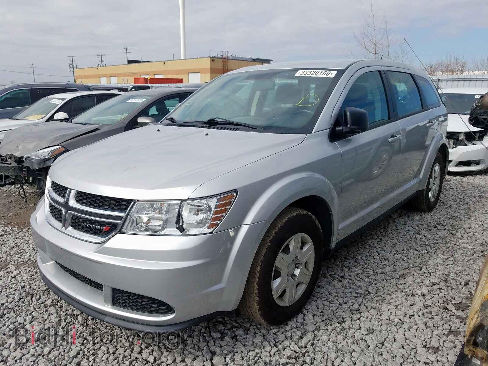 2012 DODGE JOURNEY SE - VIN: 3C4PDCAB7CT364329 - Фото 2