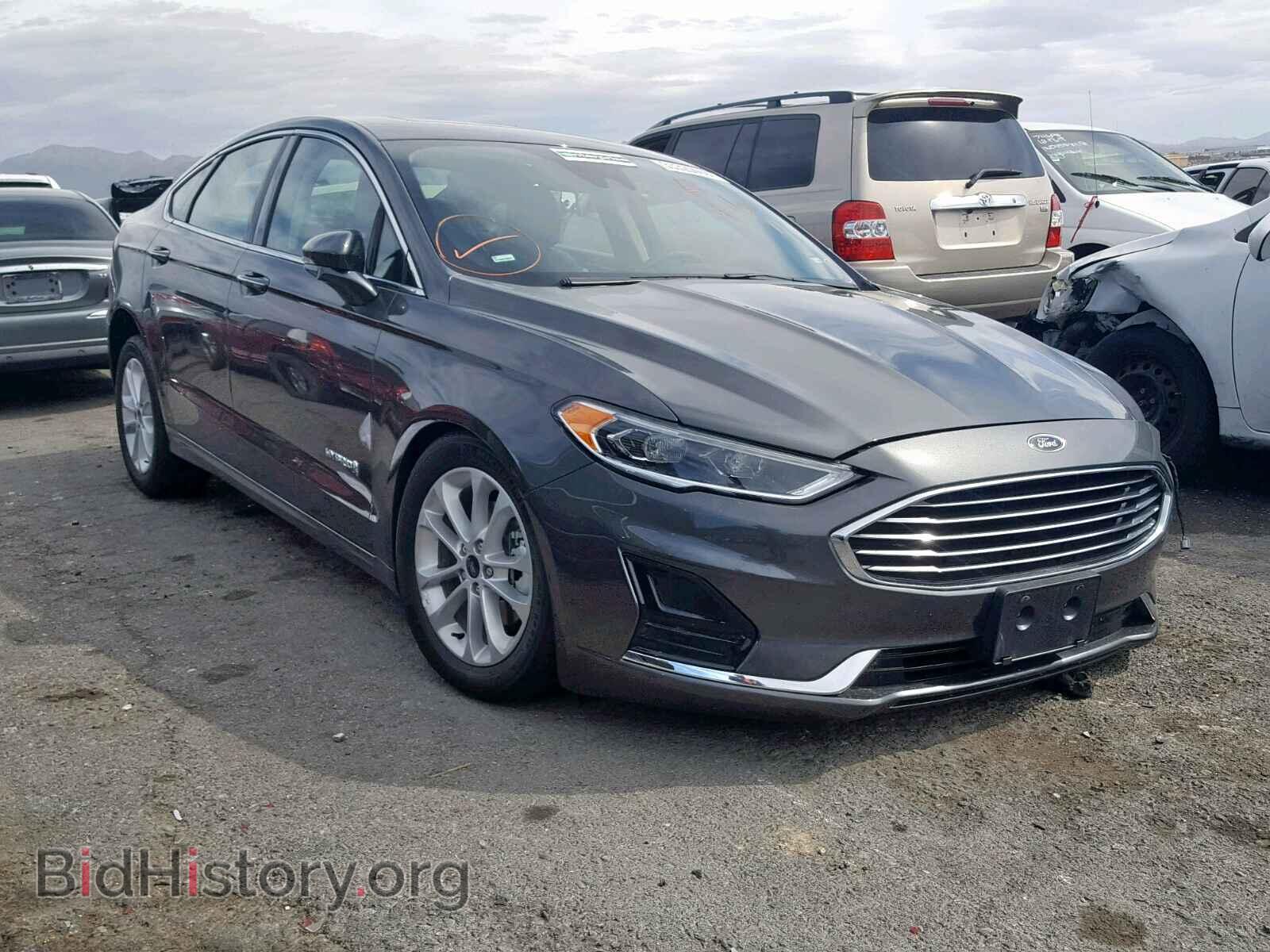 Photo 3FA6P0MU0KR189597 - FORD FUSION SEL 2019