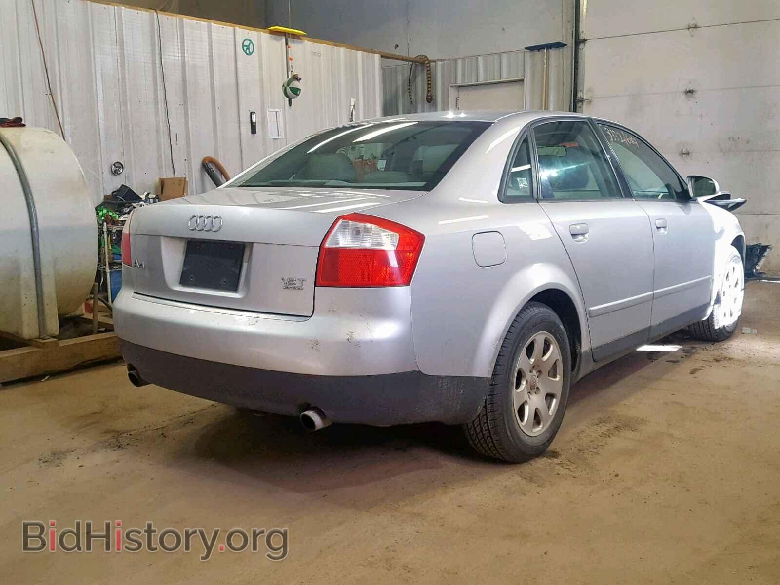 2002 AUDI A4 - VIN: WAULC68EX2A309234 - Фото 4