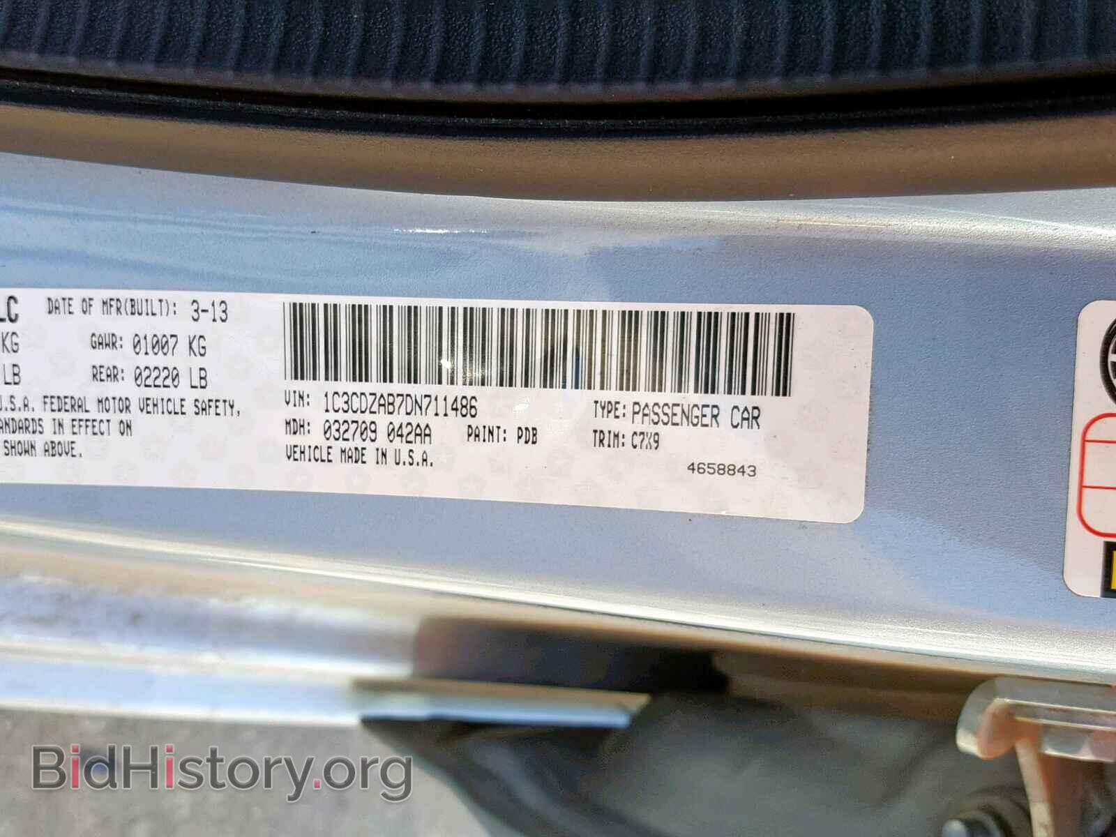 2013 DODGE AVENGER - VIN: 1C3CDZAB7DN711486 - Photo 10