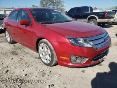 2011 Ford FUSION Fusion SE, красный — VIN 3FAHP0HA2BR265779, Copart
