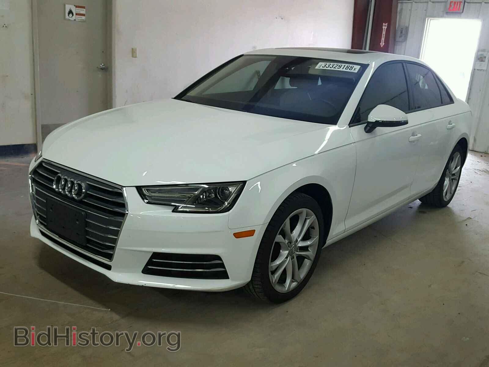 2017 AUDI A4 - VIN: WAUGMAF46HN033566 - Фото 2