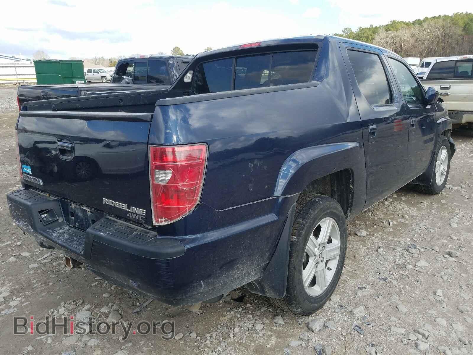 2009 HONDA RIDGELINE - VIN: 5FPYK16509B100739 - Фото 4