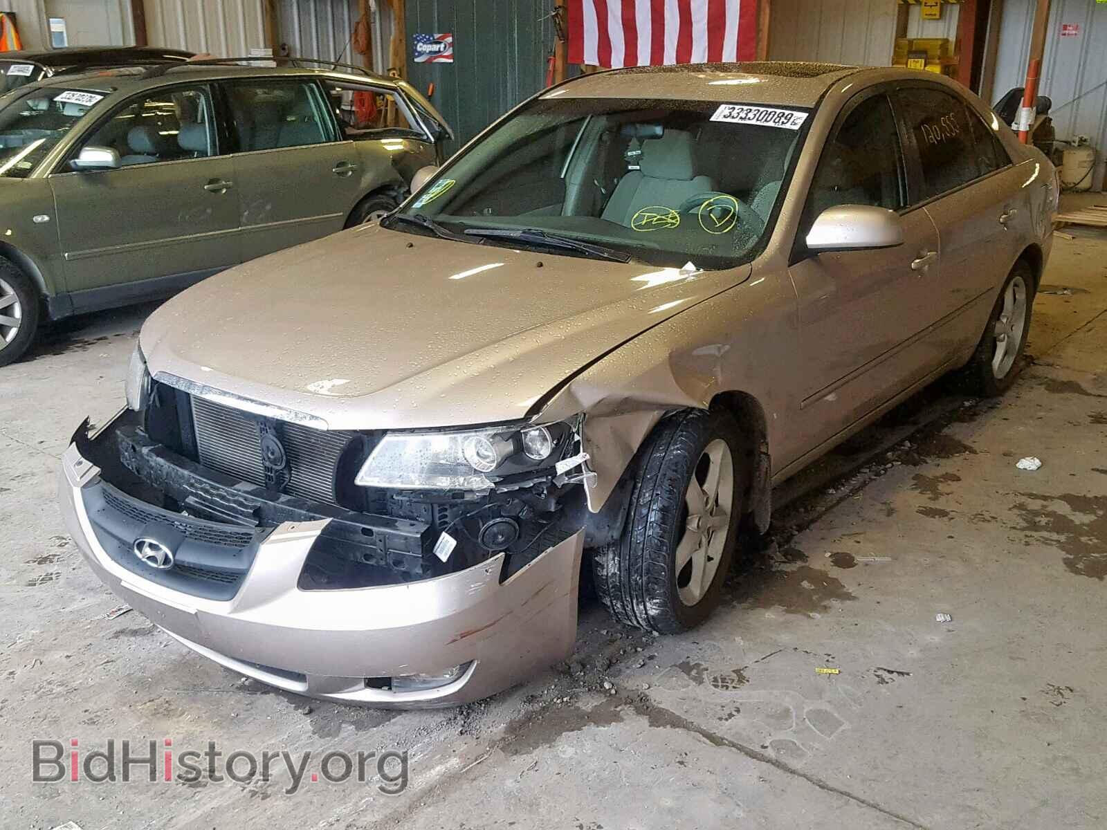 2007 HYUNDAI SONATA - VIN: 5NPEU46F57H178528 - Фото 2