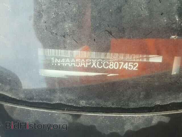 2012 NISSAN MAXIMA - VIN: 1N4AA5APXCC807452 - Фото 10