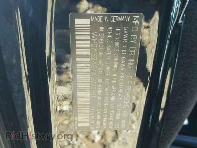 2010 PORSCHE 911 - VIN: WP0AB2A94AS720561 - Фото 10