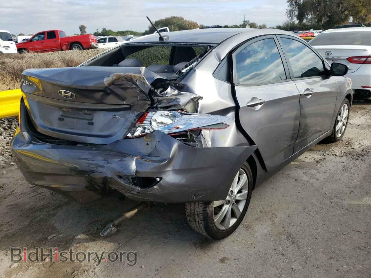 2014 HYUNDAI ACCENT - VIN: KMHCU4AE2EU769985 - Photo 4