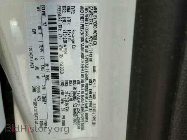 2014 FORD FOCUS - VIN: 1FADP3F25EL268030 - Photo 10