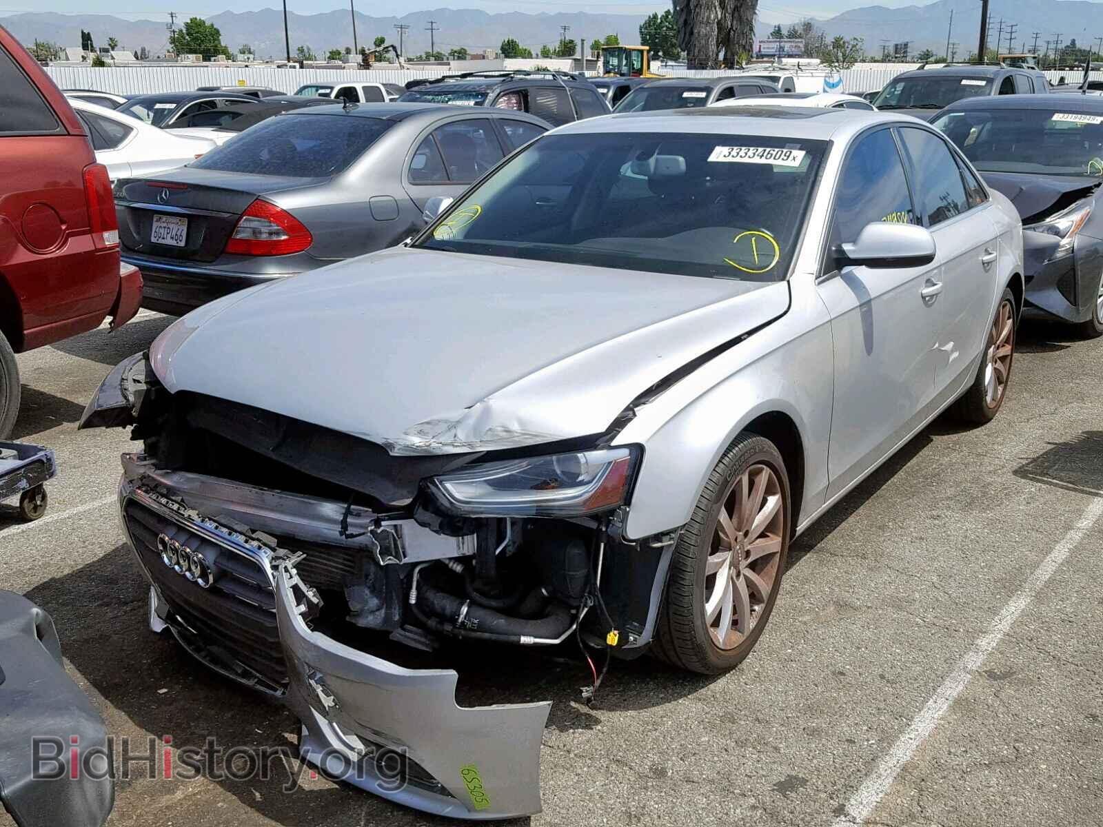 2013 AUDI A4 - VIN: WAUFFAFL9DN003694 - Фото 2