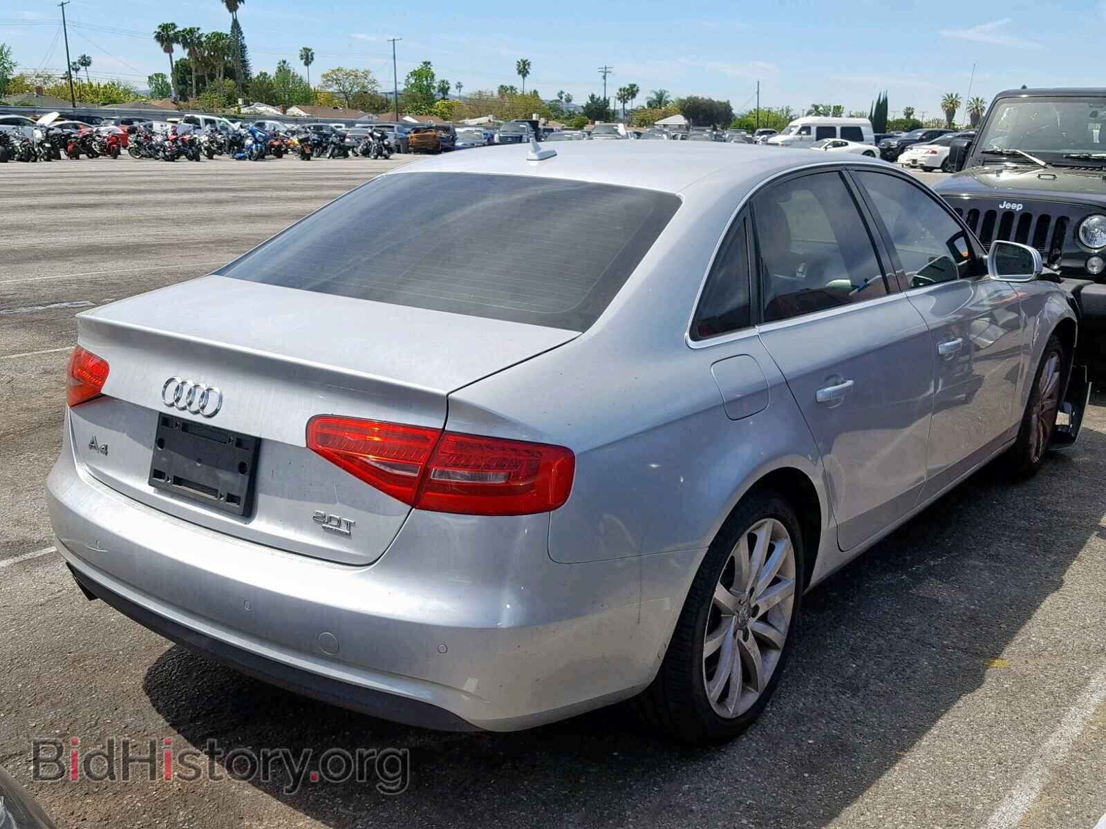 2013 AUDI A4 - VIN: WAUFFAFL9DN003694 - Фото 4