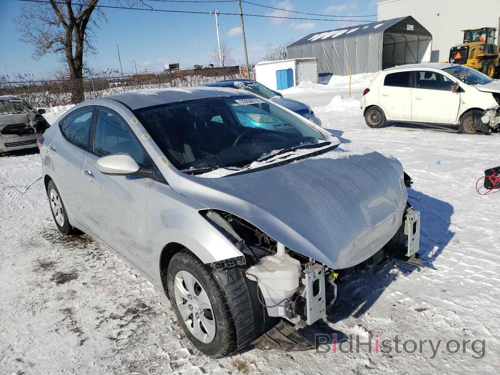 Photo 5NPDH4AE7GH708626 - HYUNDAI ELANTRA 2016