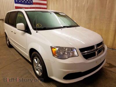 2011 Dodge CARAVAN Grand Cara, white — VIN 2D4RN3DG1BR639565, Copart
