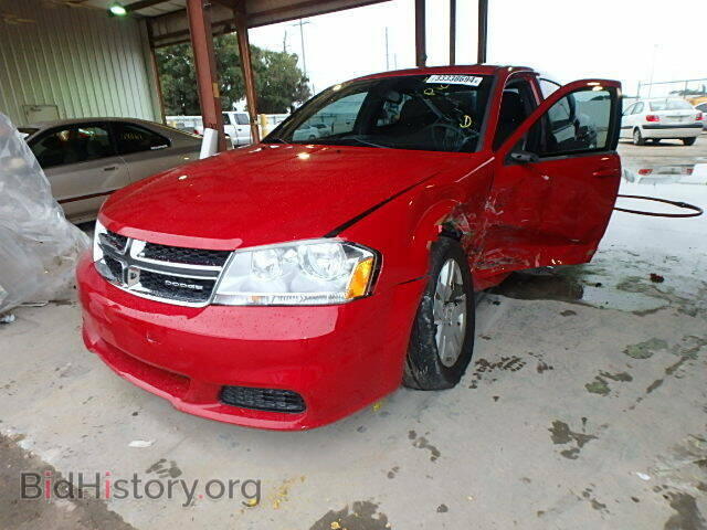 2012 DODGE AVENGER - VIN: 1C3CDZAB0CN185992 - Фото 2