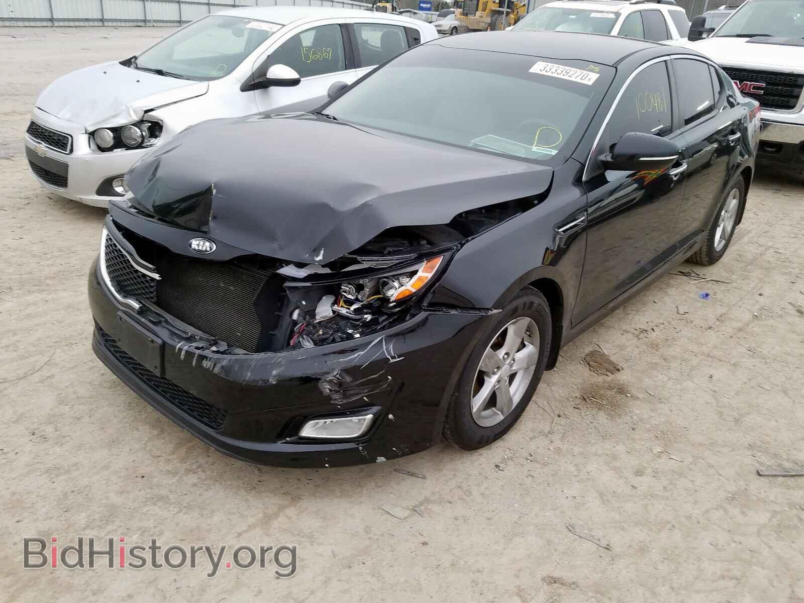 2015 KIA OPTIMA - VIN: 5XXGM4A70FG355621 - Фото 2