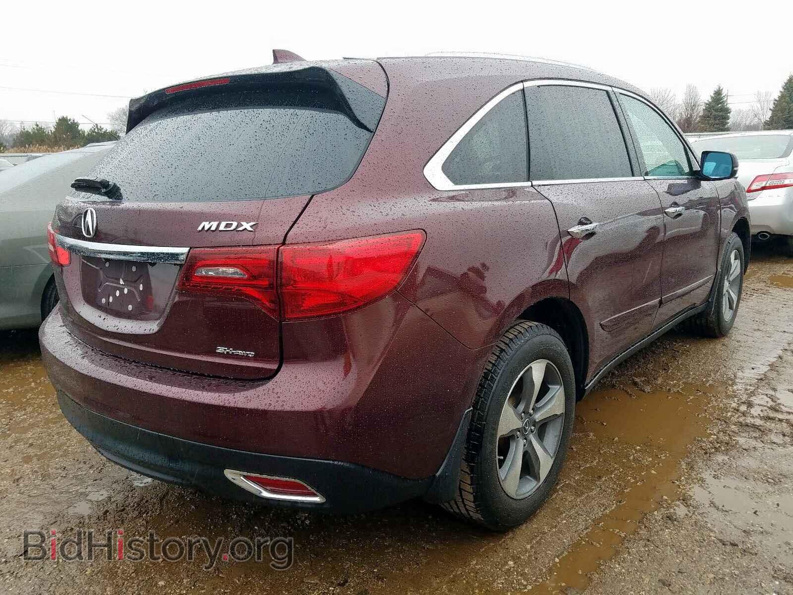 2014 ACURA MDX - VIN: 5FRYD4H25EB016027 - Фото 4