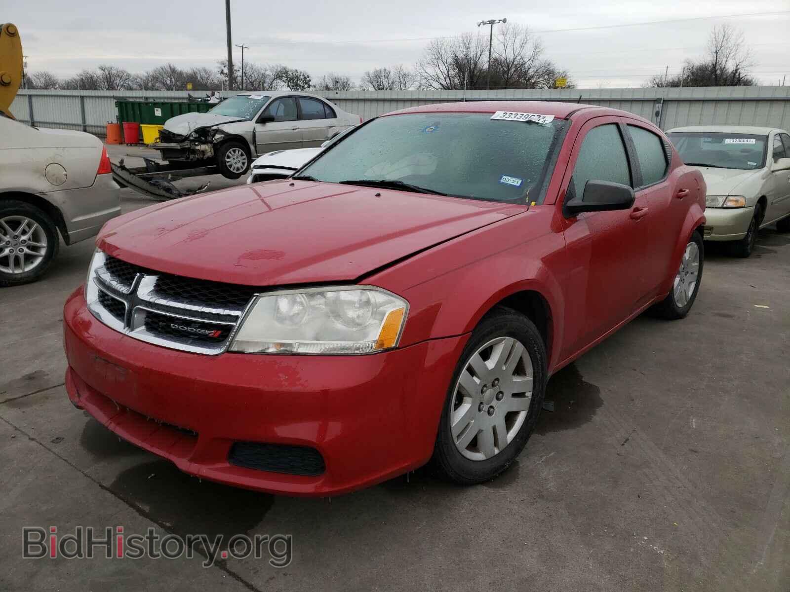 2014 DODGE AVENGER - VIN: 1C3CDZAG3EN149390 - Фото 2