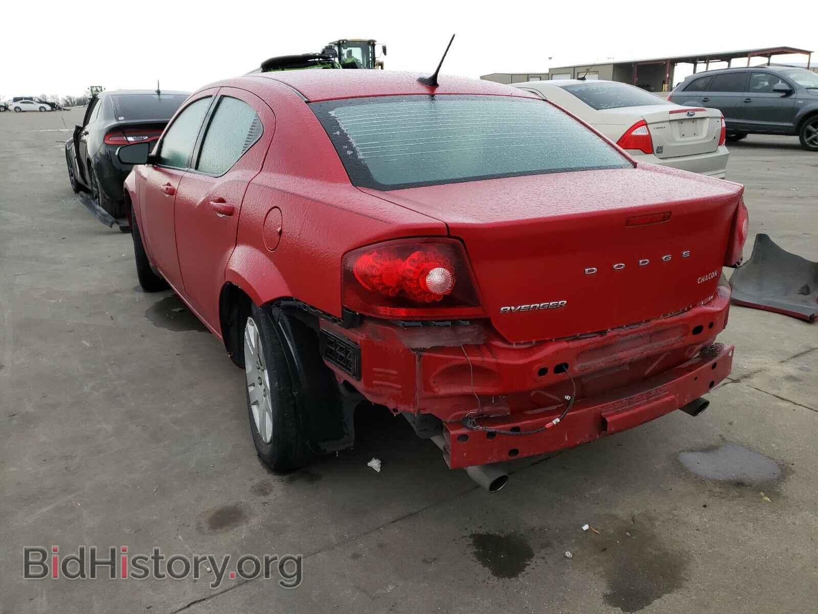 2014 DODGE AVENGER - VIN: 1C3CDZAG3EN149390 - Фото 3