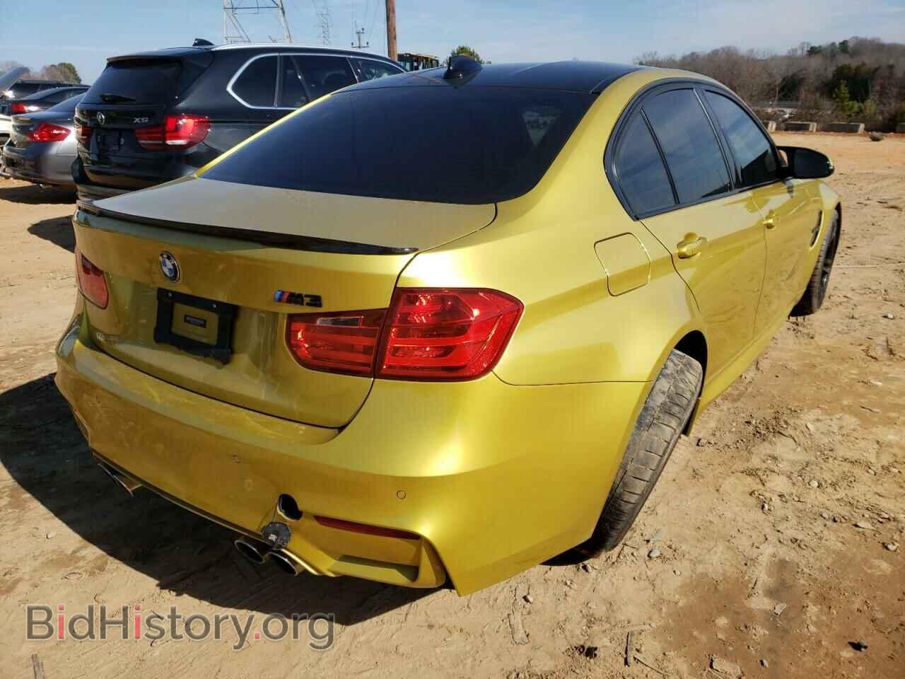 2015 BMW M3 - VIN: WBS3C9C55FP804058 - Фото 4