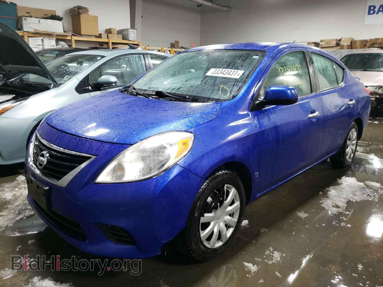2013 NISSAN VERSA - VIN: 3N1CN7AP1DL855935 - Фото 2