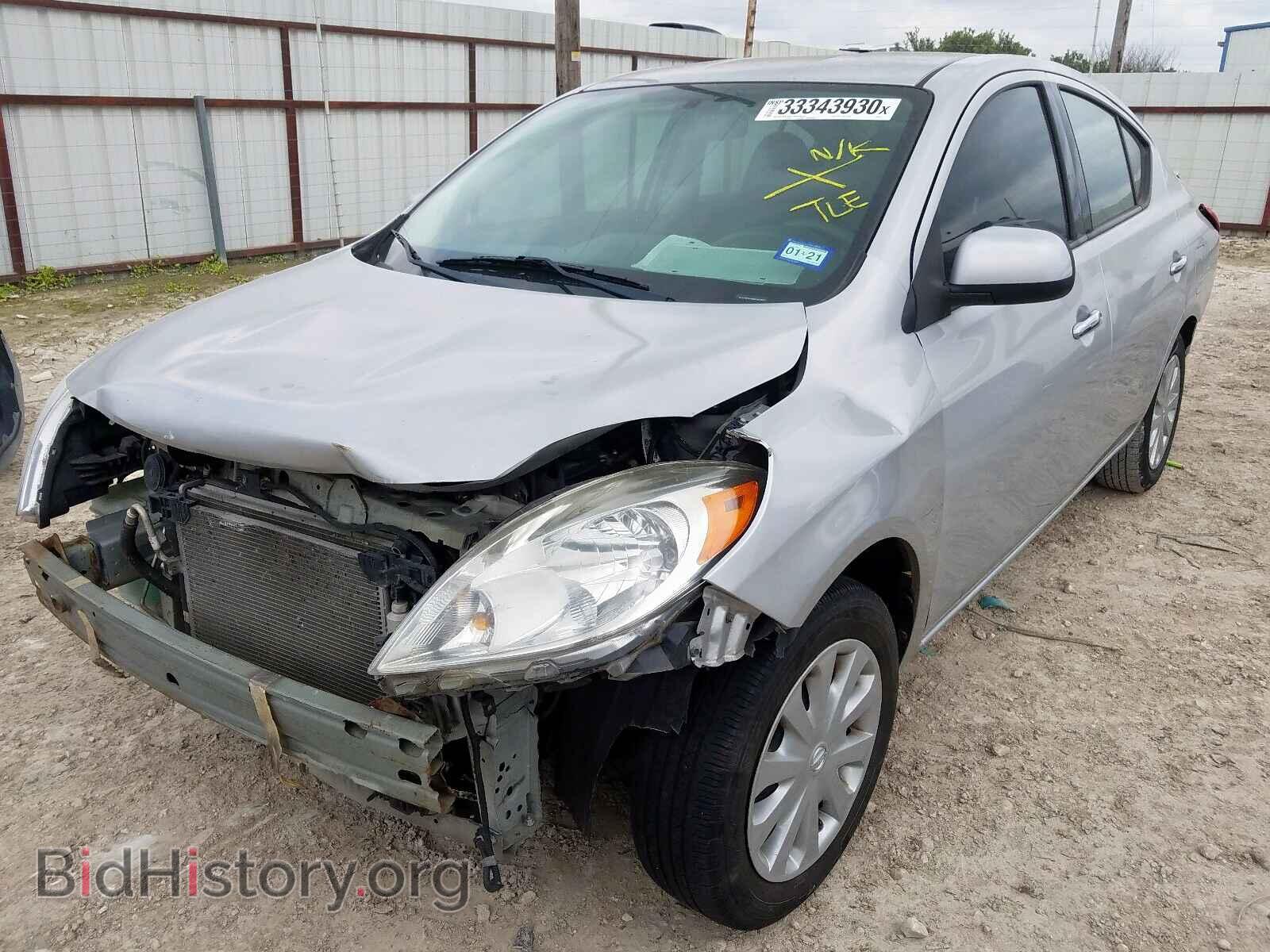 2014 NISSAN VERSA - VIN: 3N1CN7AP2EK461027 - Фото 2