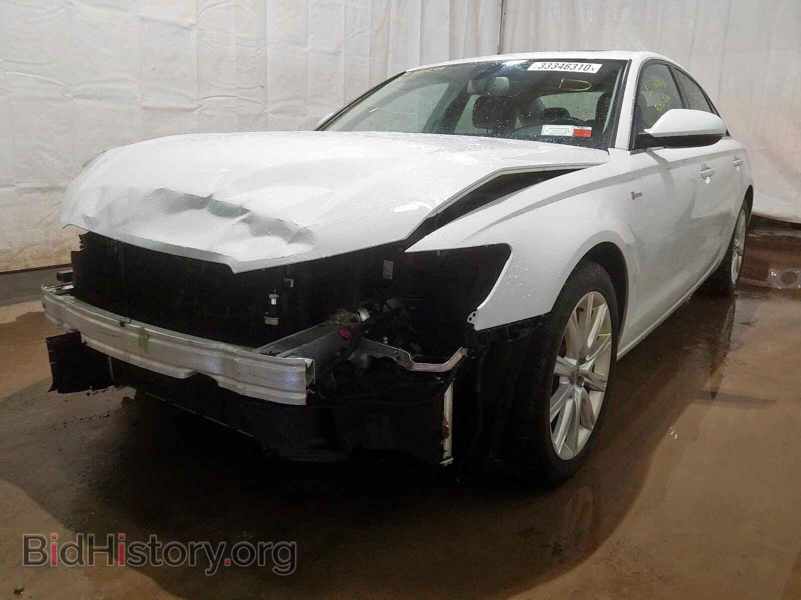 2014 AUDI A6 - VIN: WAUFGAFC8EN109164 - Фото 2