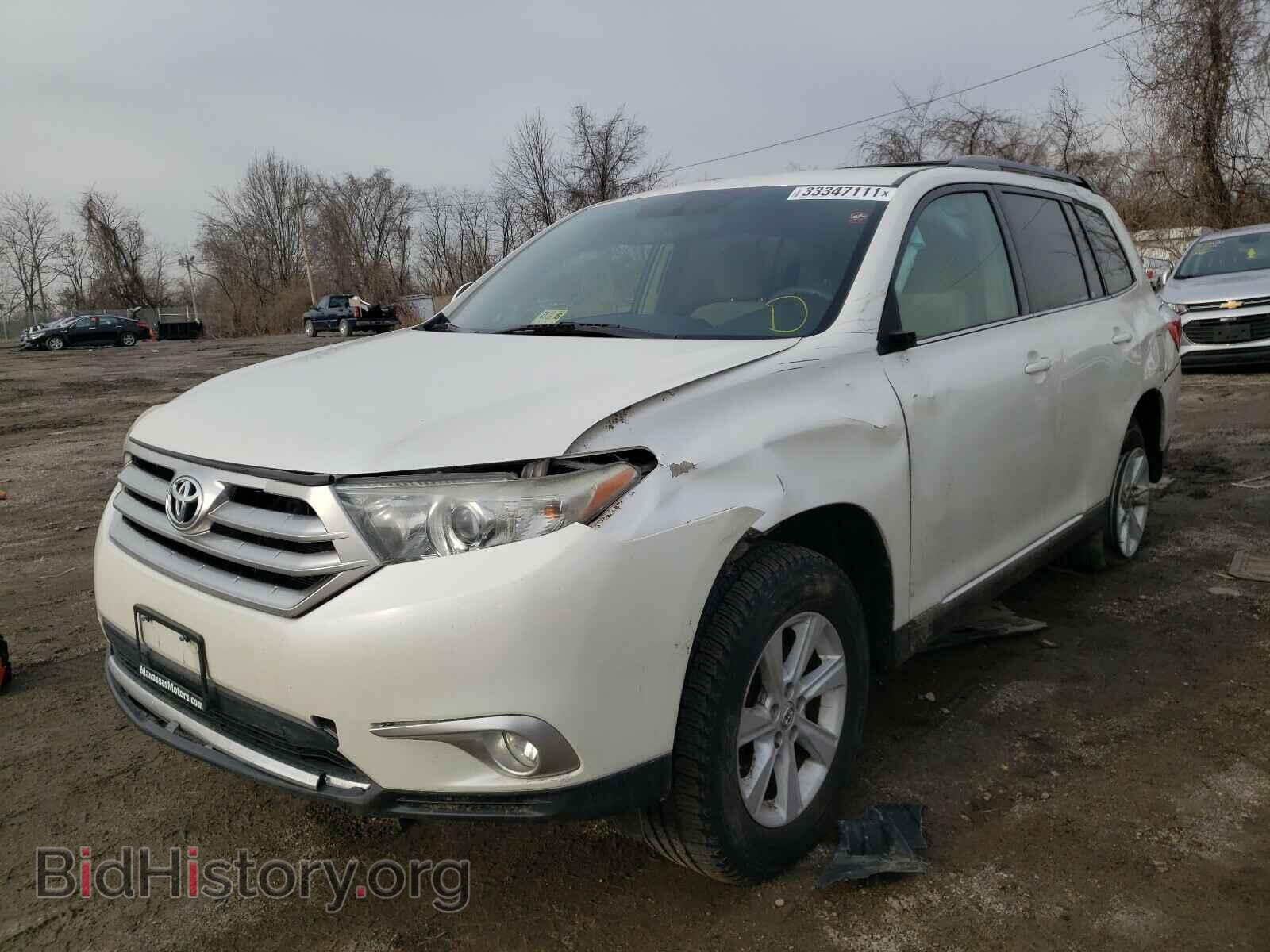2012 TOYOTA HIGHLANDER - VIN: 5TDBK3EH2CS150552 - Фото 2