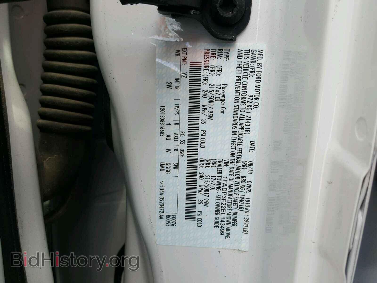 2014 FORD FOCUS - VIN: 1FADP3F22EL143499 - Photo 10