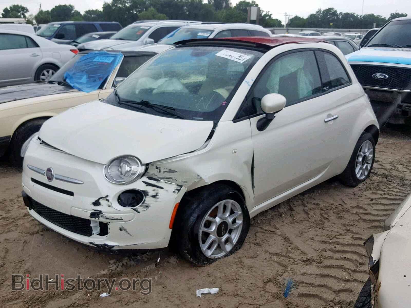 2012 FIAT 500 - VIN: 3C3CFFDR1CT377035 - Фото 2