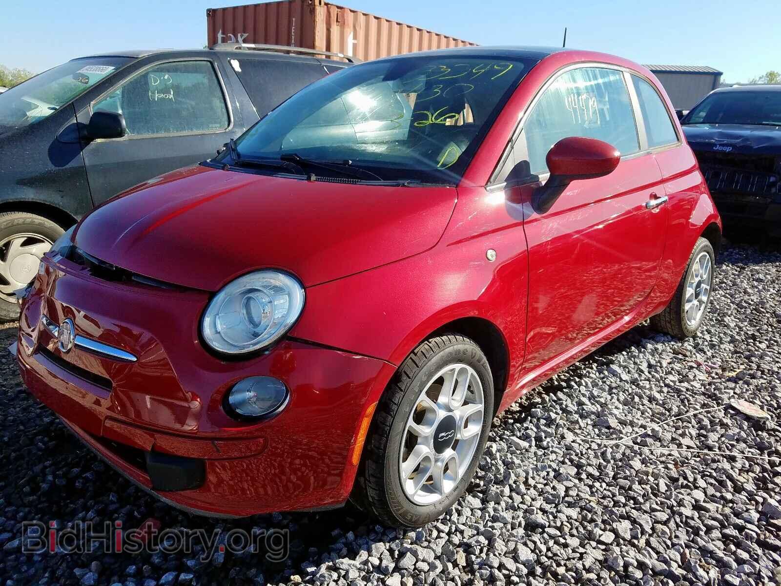 2012 FIAT 500 - VIN: 3C3CFFAR0CT295866 - Фото 2