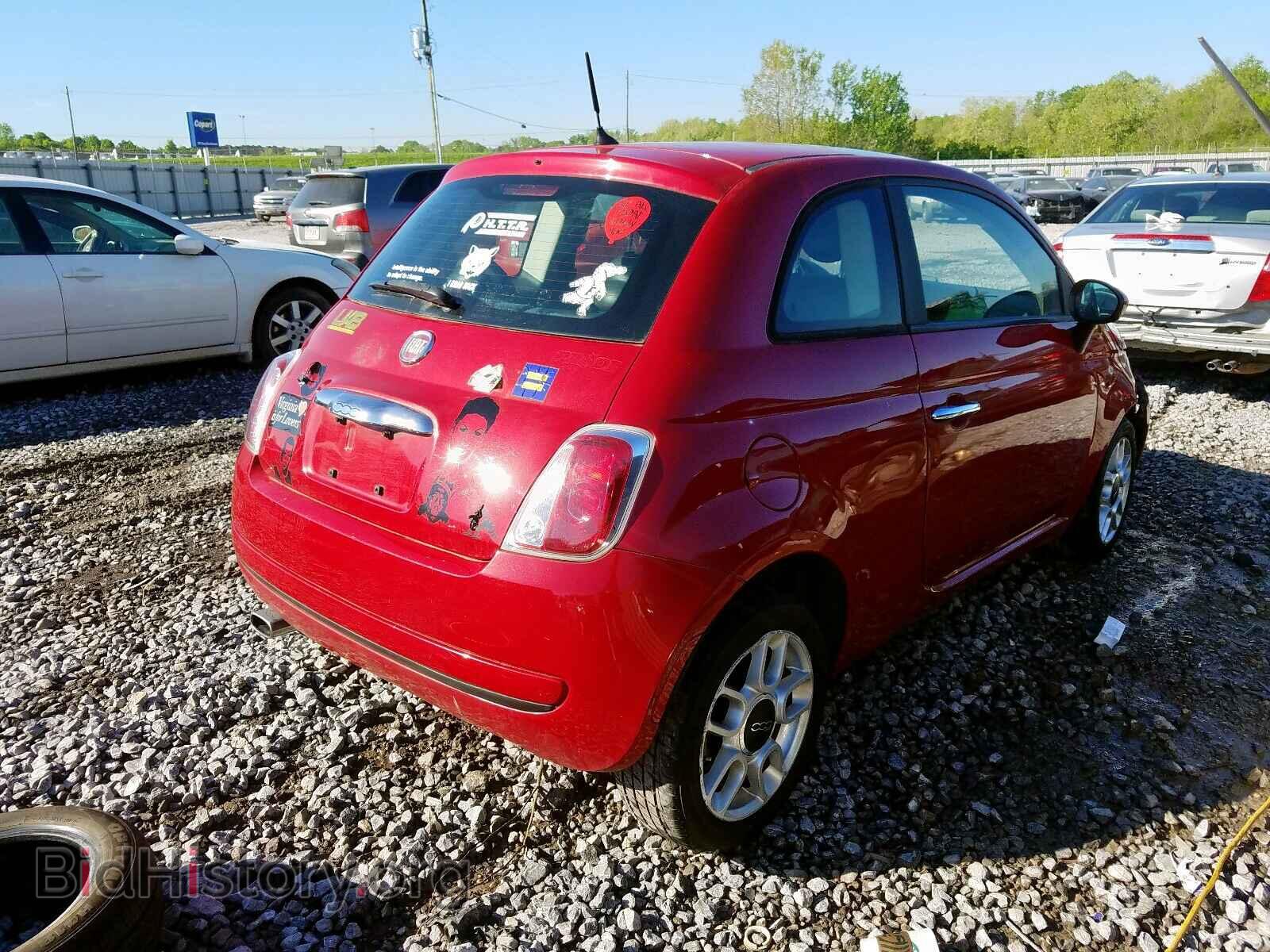 2012 FIAT 500 - VIN: 3C3CFFAR0CT295866 - Фото 4