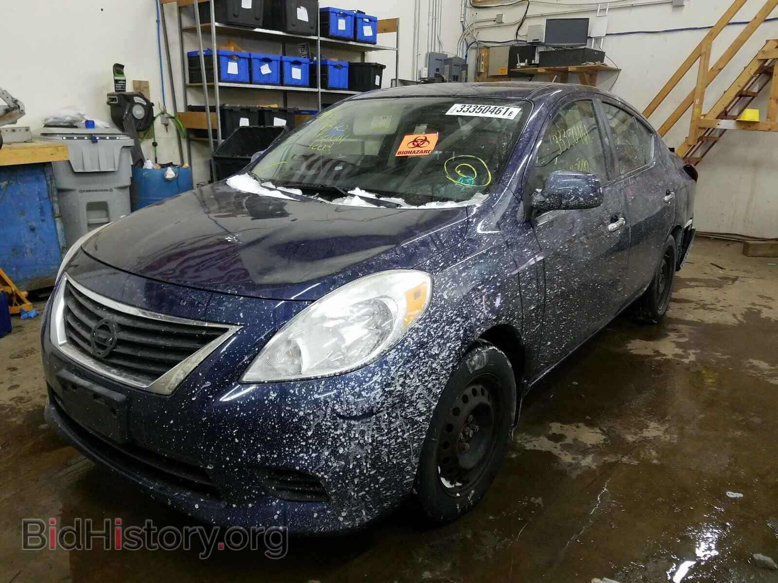 2012 NISSAN VERSA - VIN: 3N1CN7AP0CL907182 - Фото 2
