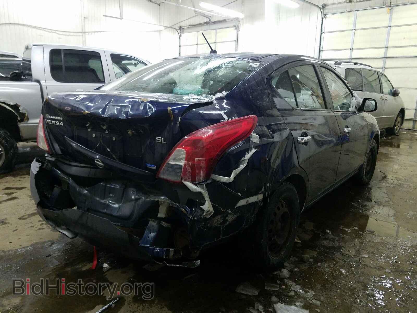 2012 NISSAN VERSA - VIN: 3N1CN7AP0CL907182 - Фото 4