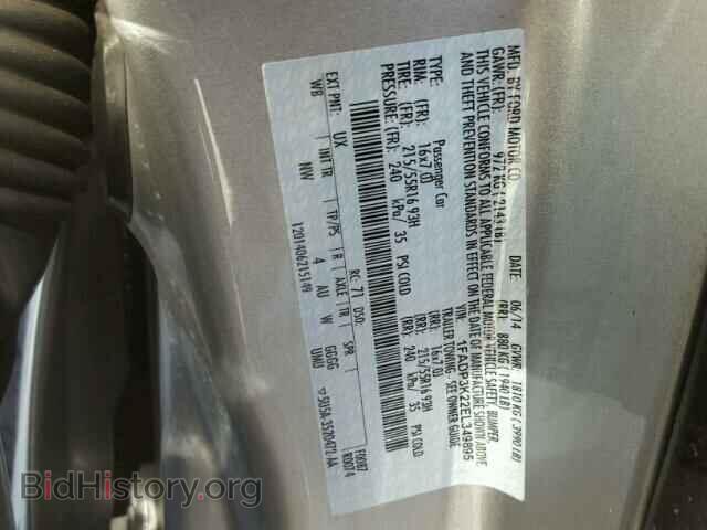 2014 FORD FOCUS - VIN: 1FADP3K22EL349895 - Фото 10