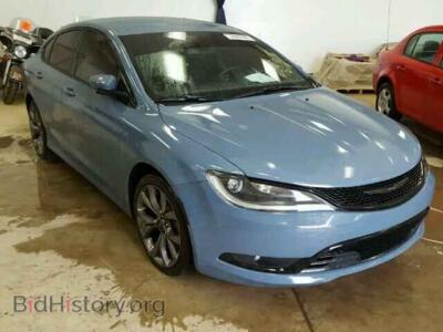 2015 Chrysler 200 200 S, blue — VIN 1C3CCCBG8FN615136, Copart