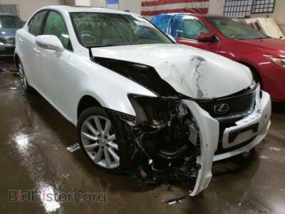 2010 Lexus IS IS 250, белый — VIN JTHCF5C26A5043282, Copart