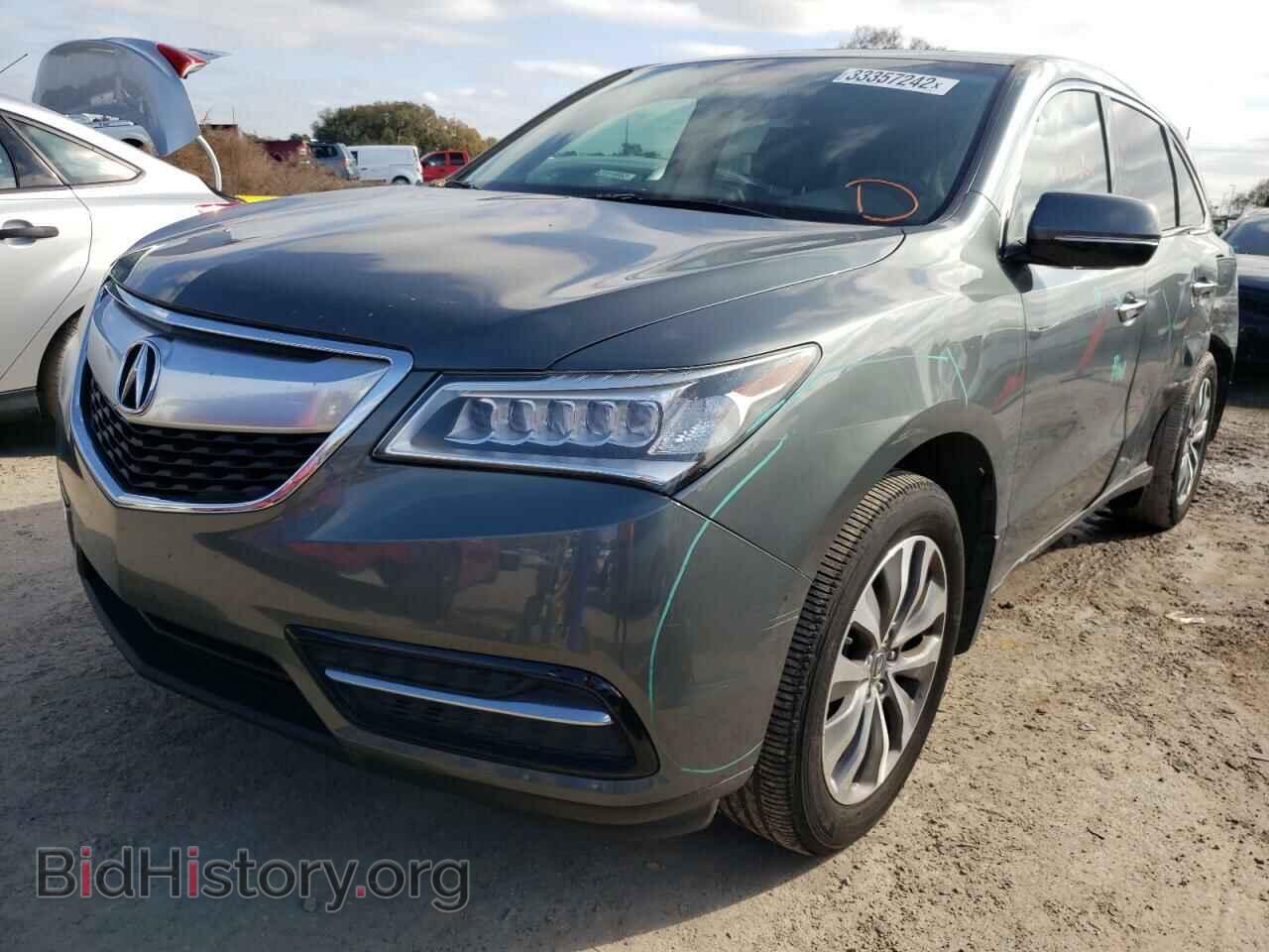 2016 ACURA MDX - VIN: 5FRYD3H46GB011823 - Фото 2