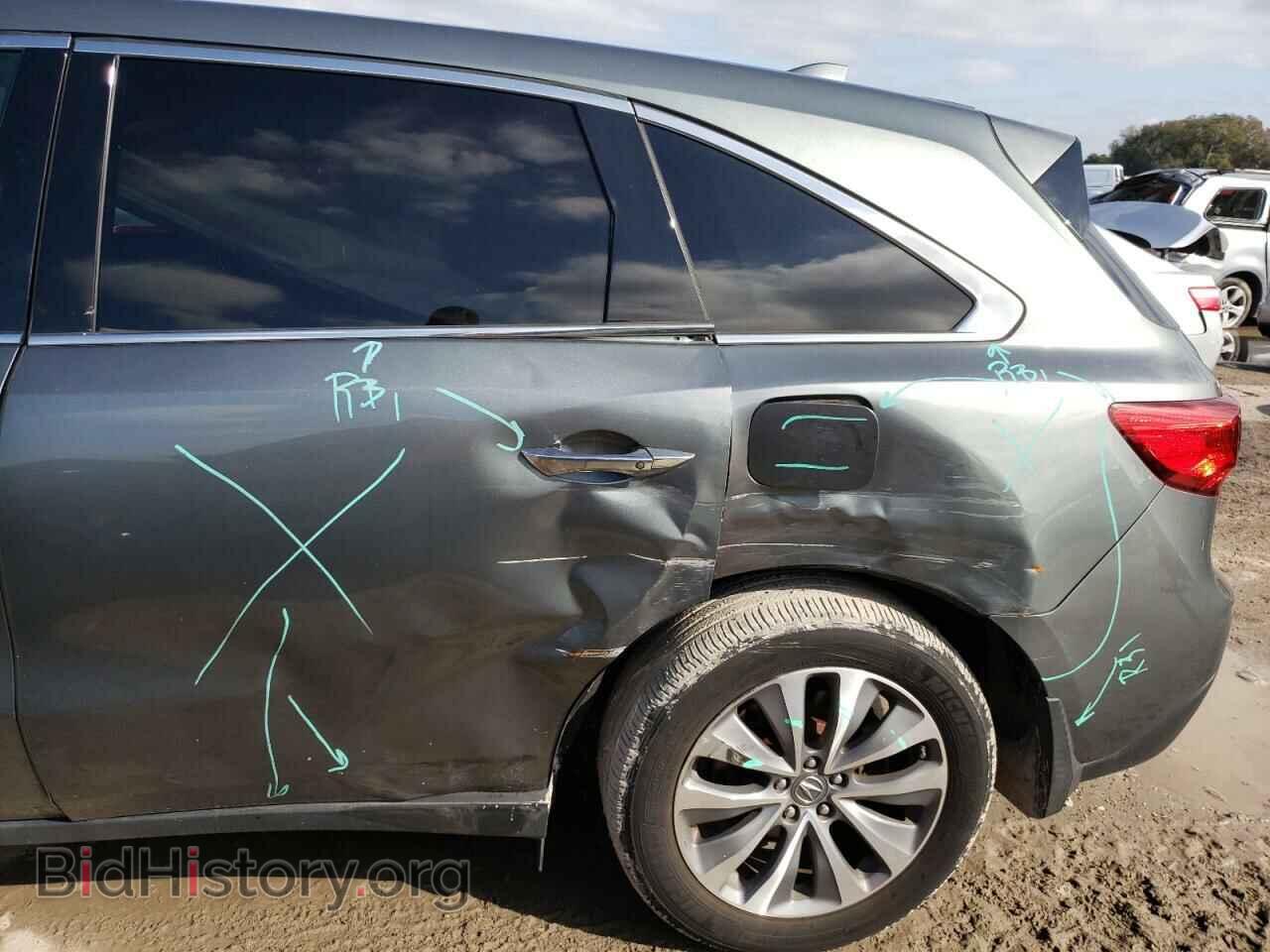 2016 ACURA MDX - VIN: 5FRYD3H46GB011823 - Фото 9