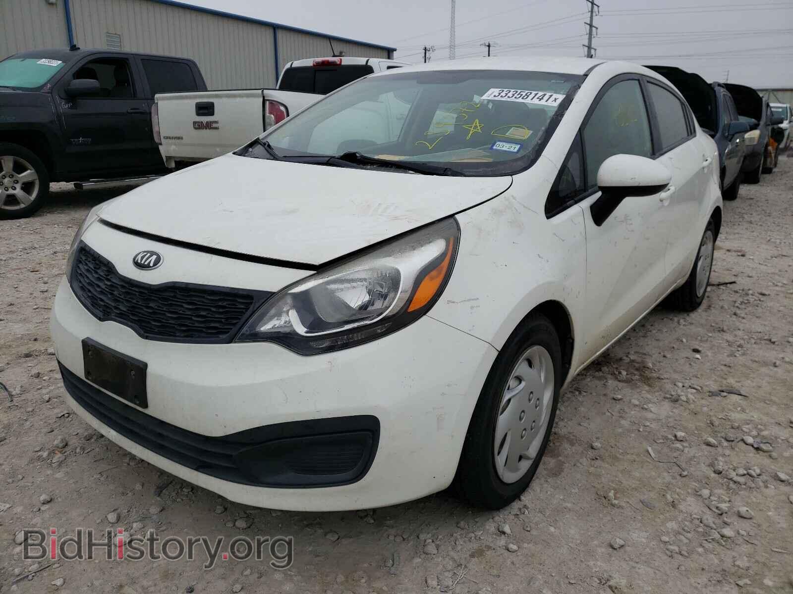 2013 KIA RIO - VIN: KNADM4A35D6239372 - Фото 2