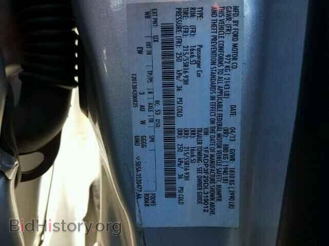 2013 FORD FOCUS - VIN: 1FADP3F29DL319012 - Фото 10