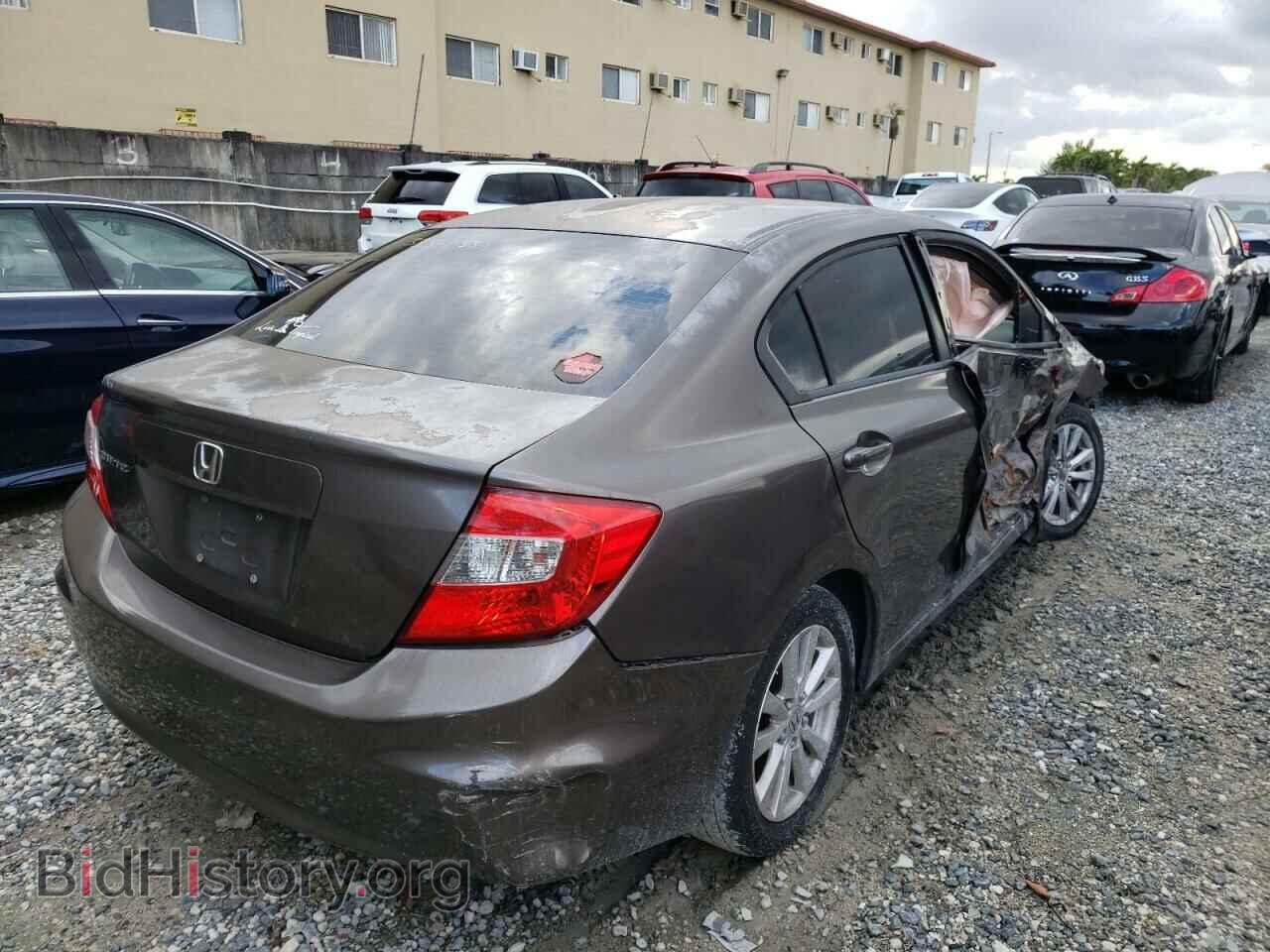 2012 HONDA CIVIC - VIN: 2HGFB2F83CH541753 - Фото 4